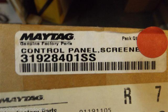 MAYTAG STOVE 31928401SS CONTROL PANEL NEW IN BOX MAYTAG STOVE 31928401SS CONTROL PANEL NEW IN BOX